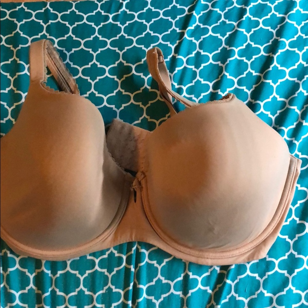 Lightly worn nude body by Victoria lined denim